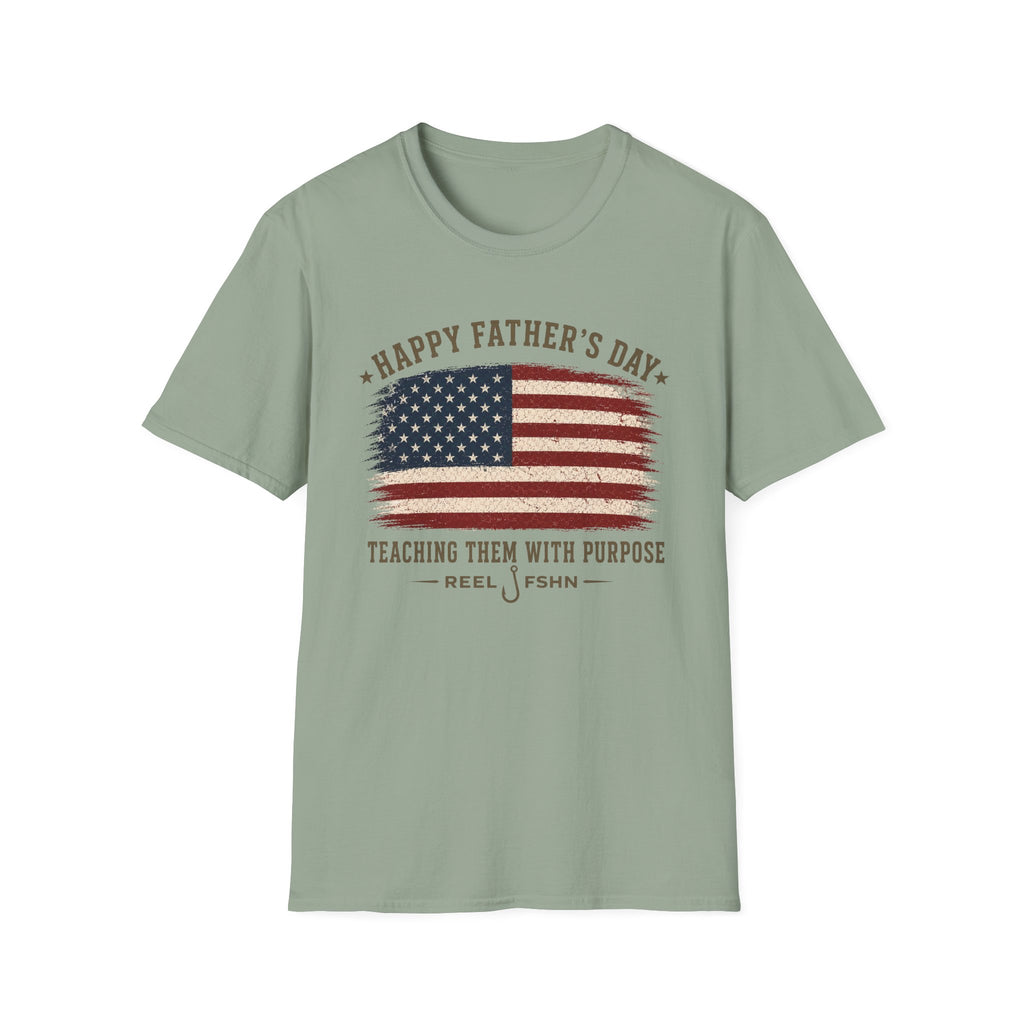 Happy Father's Day Teaching Them With Purpose T-Shirt