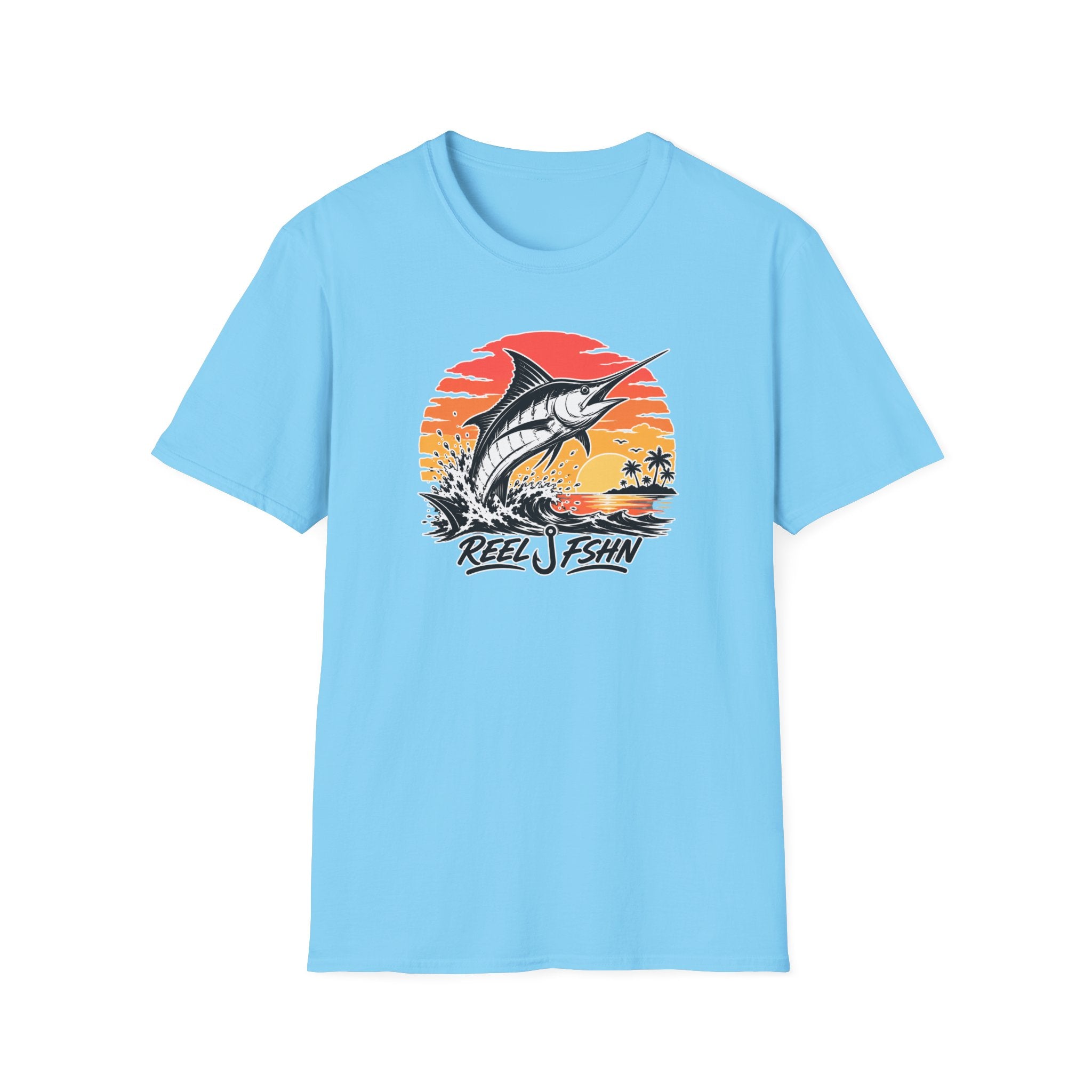 Sunset Marlin Run T-Shirt