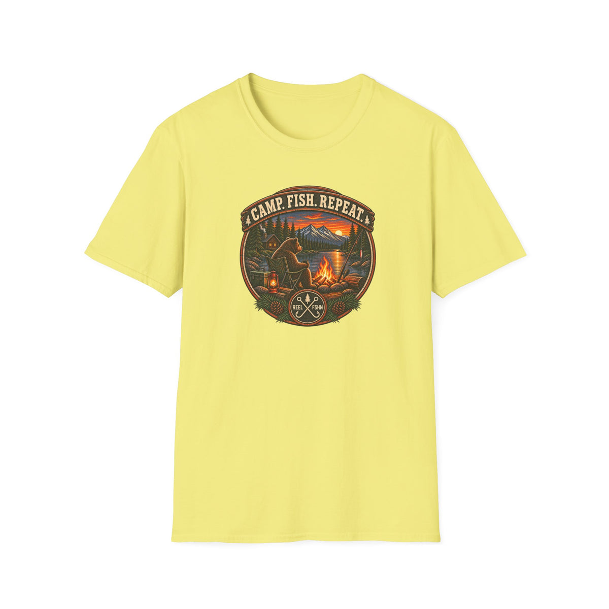 Camp Fish Repeat T-Shirt