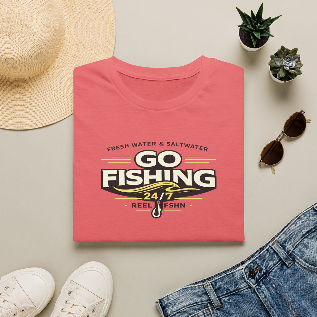Fresh Water Salt Water Go Fishing T-Shirt