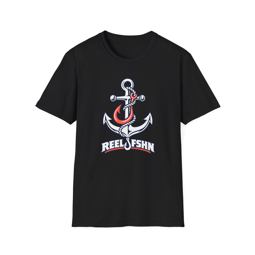 Coral & White Anchor T-Shirt