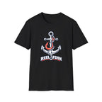 Coral & White Anchor T-Shirt