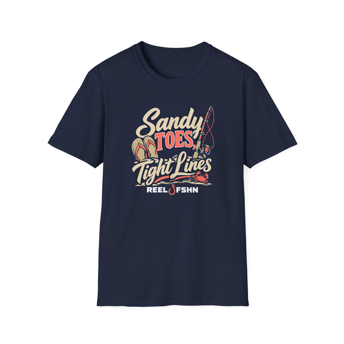 Sandy Toes Tight Lines T-Shirt