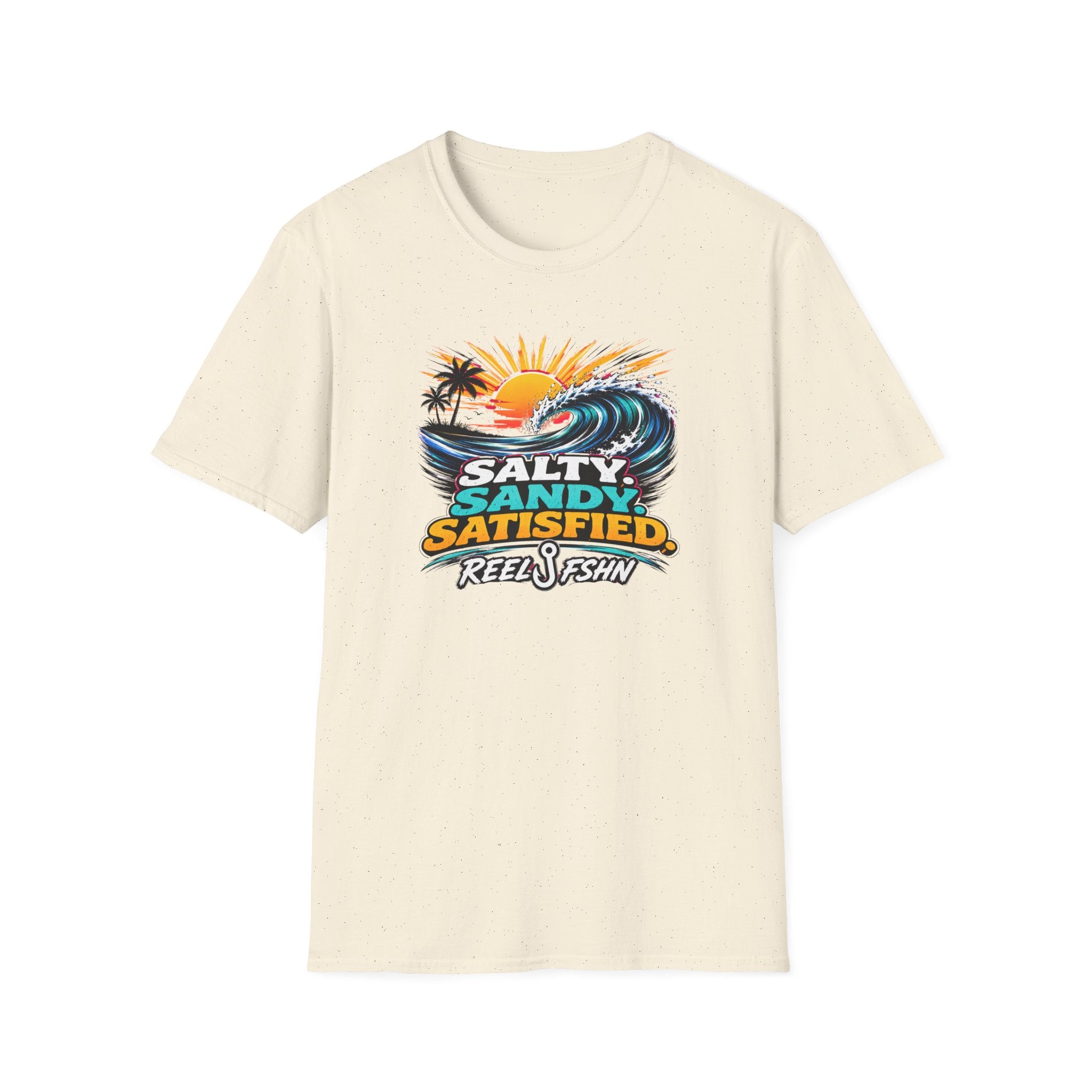 Salty. Sandy. Satisfied. T-Shirt