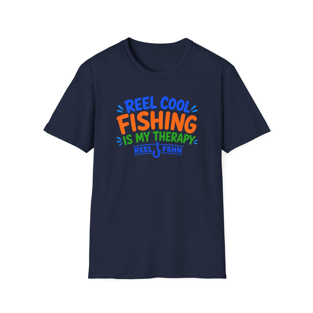 Reel Cool Fishing Is My Therapy  T-Shirt
