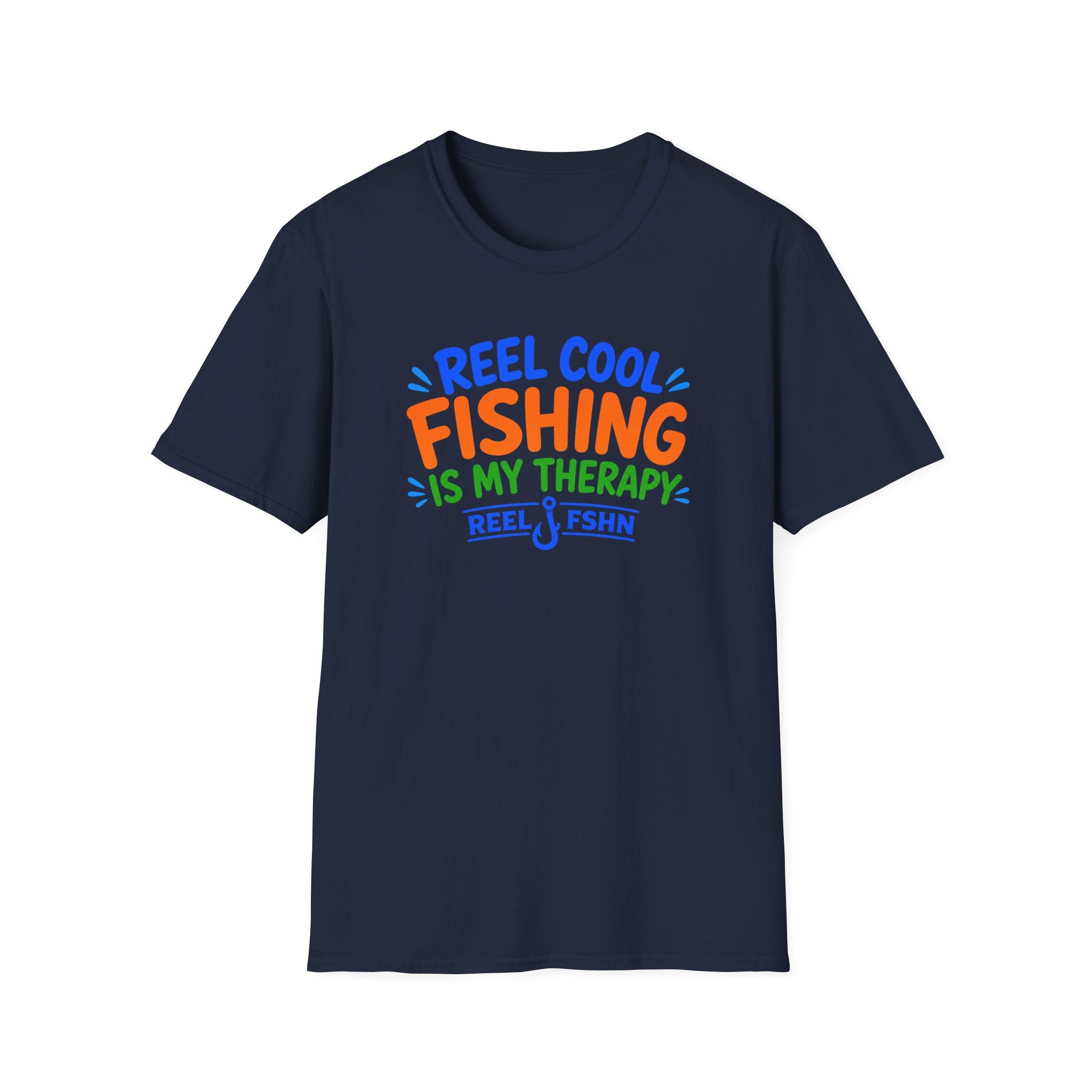 Reel Cool Fishing Is My Therapy  T-Shirt