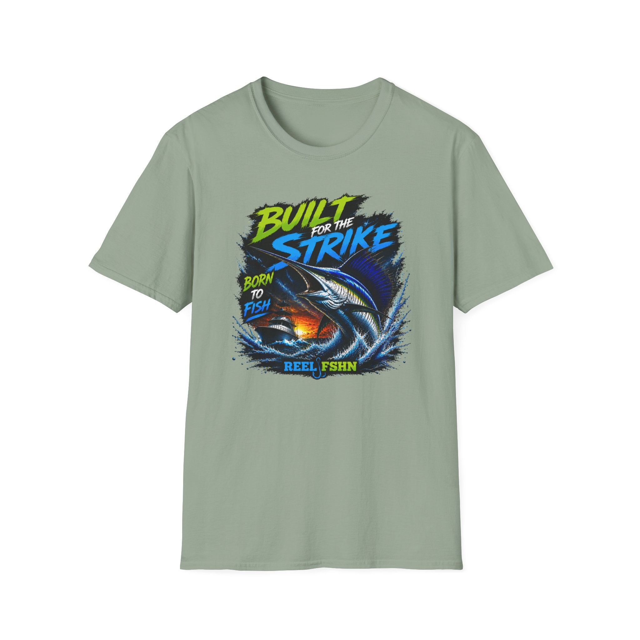 Built For The Strike Born To Fish T-Shirt
