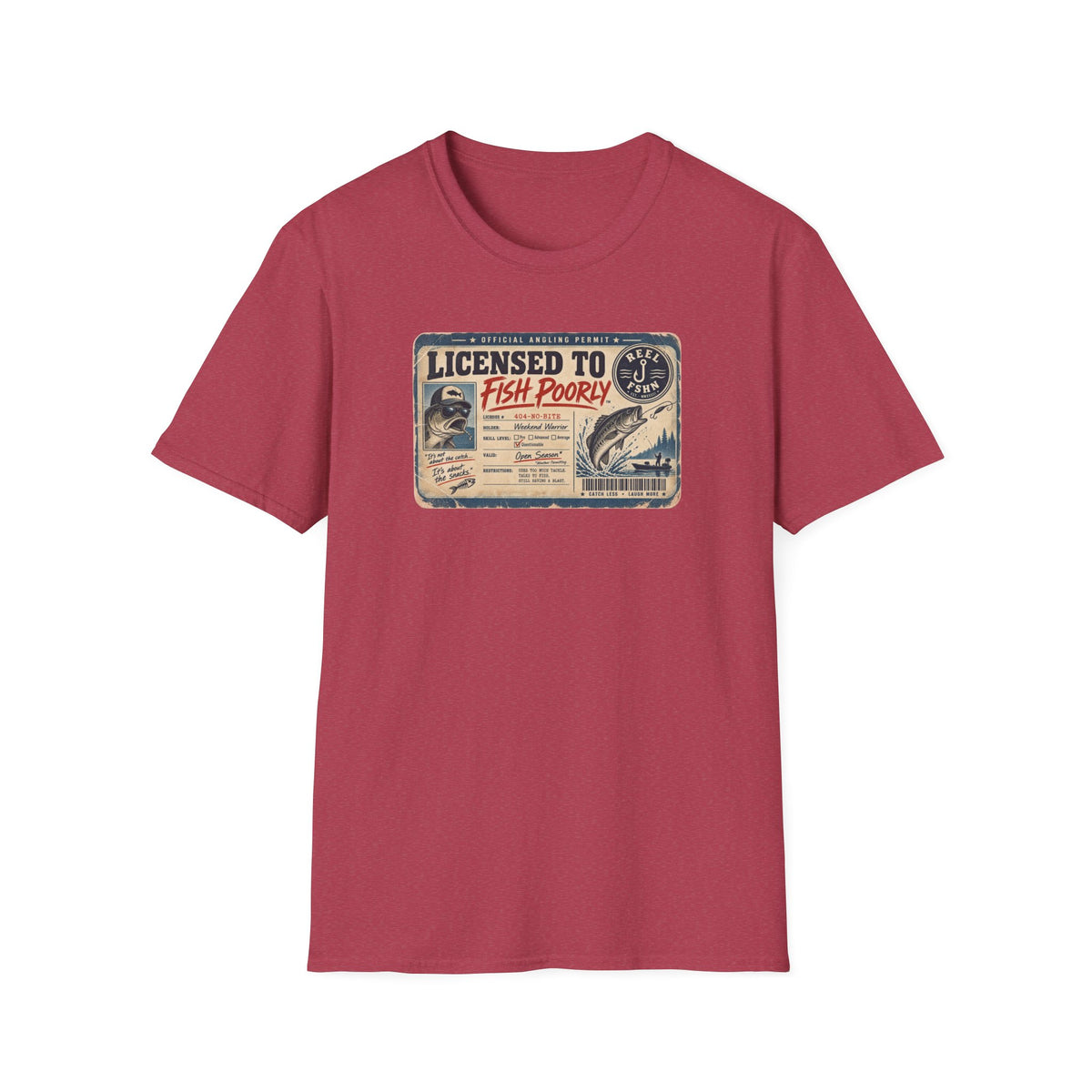 Licensed To Fish Poorly T-Shirt