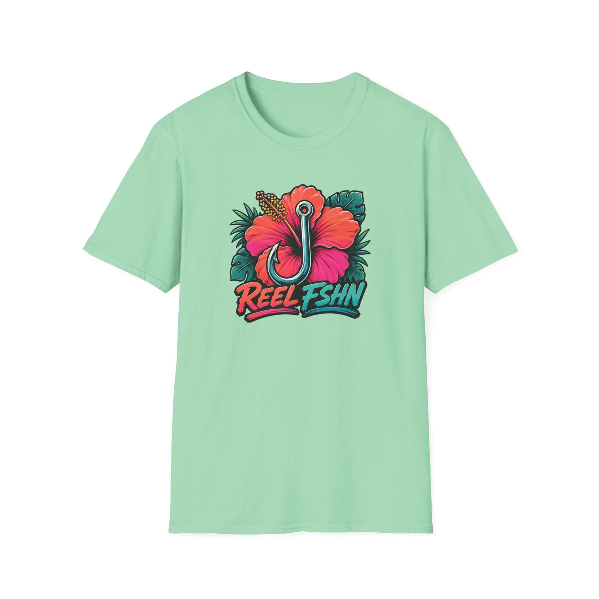 Hibiscus Hook Badge T-Shirt