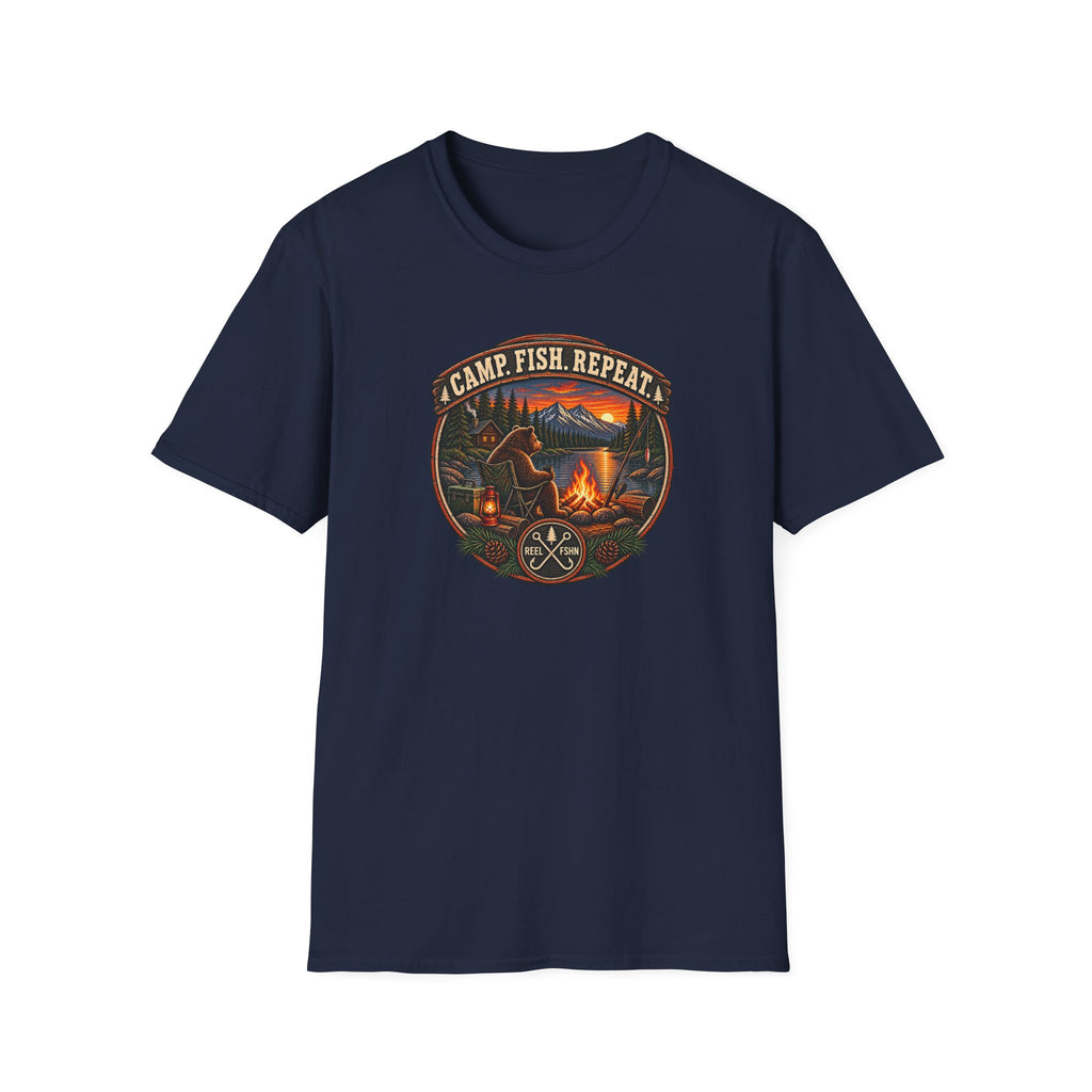 Camp Fish Repeat T-Shirt