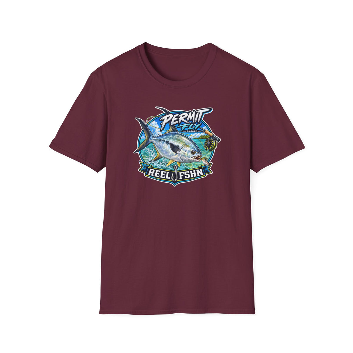 Permit Fly Badge T-Shirt
