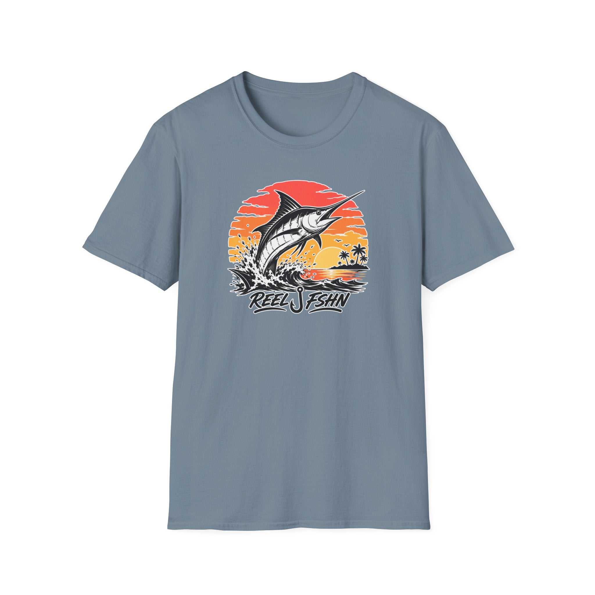 Sunset Marlin Run T-Shirt