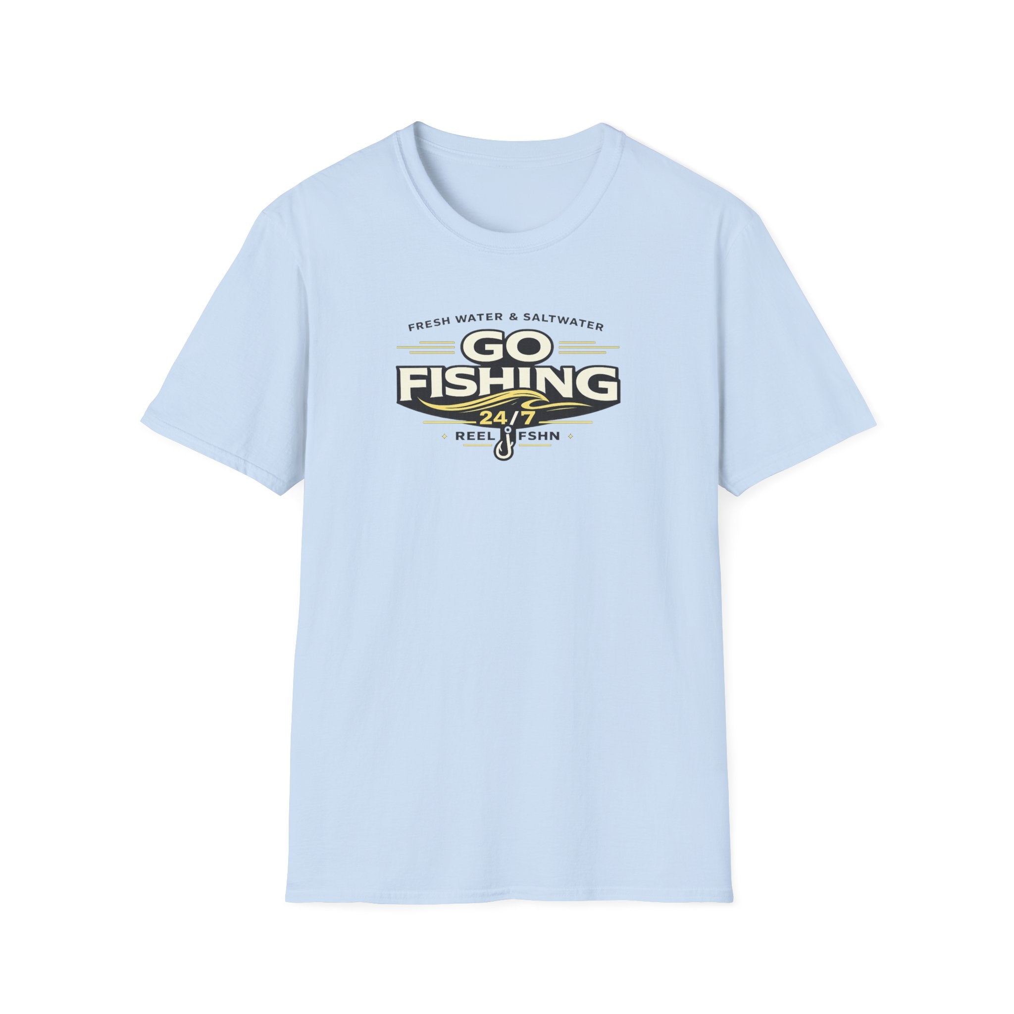 Fresh Water Salt Water Go Fishing T-Shirt