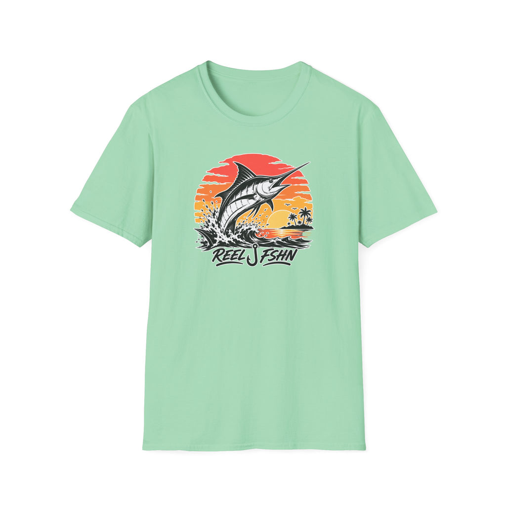 Sunset Marlin Run T-Shirt
