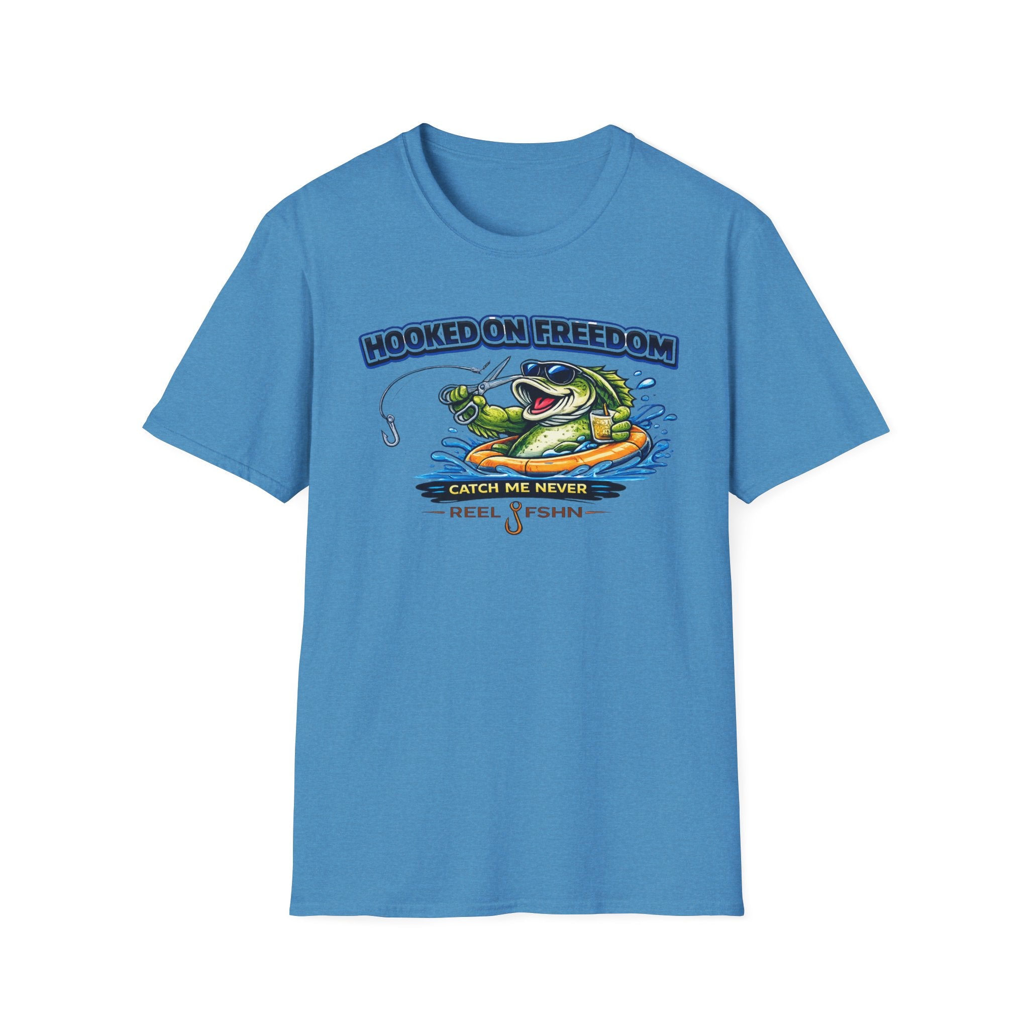 Hooked On Freedom Catch Me Never T-Shirt
