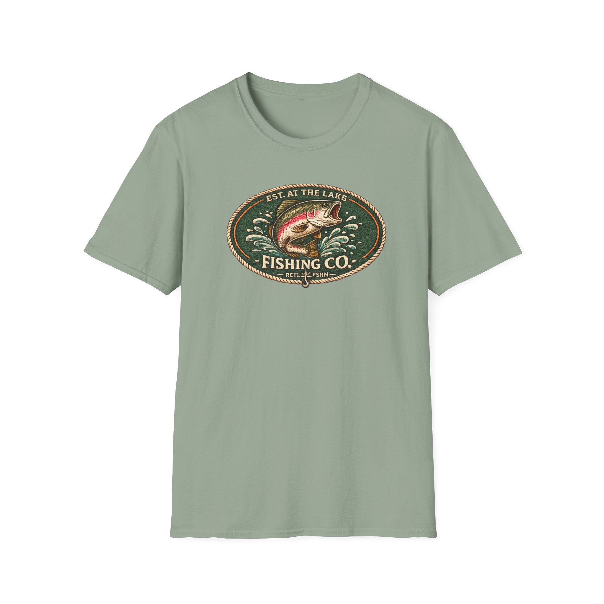 Est. At The Lake Fishing Co. T-Shirt