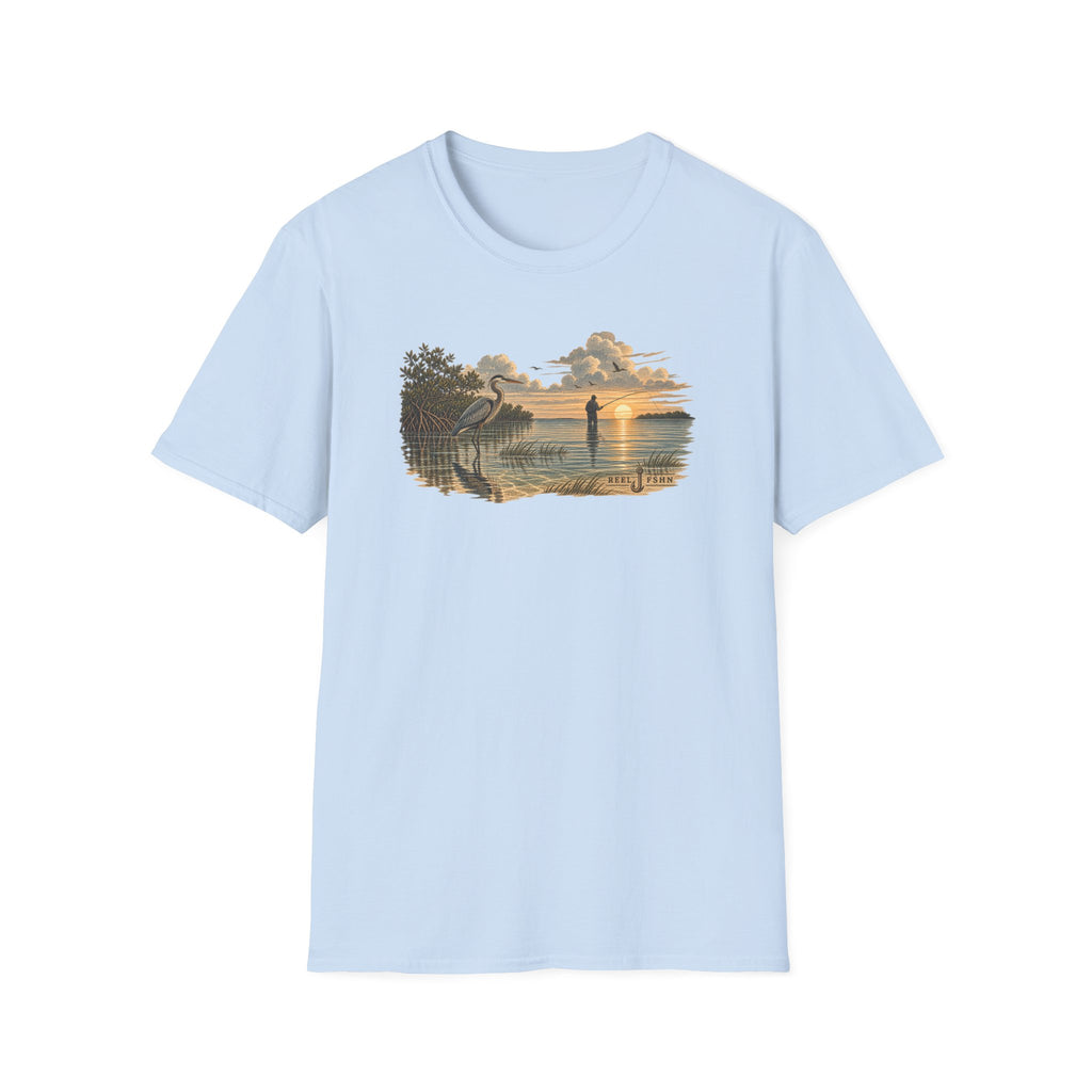 Crane & Fisherman T-Shirt