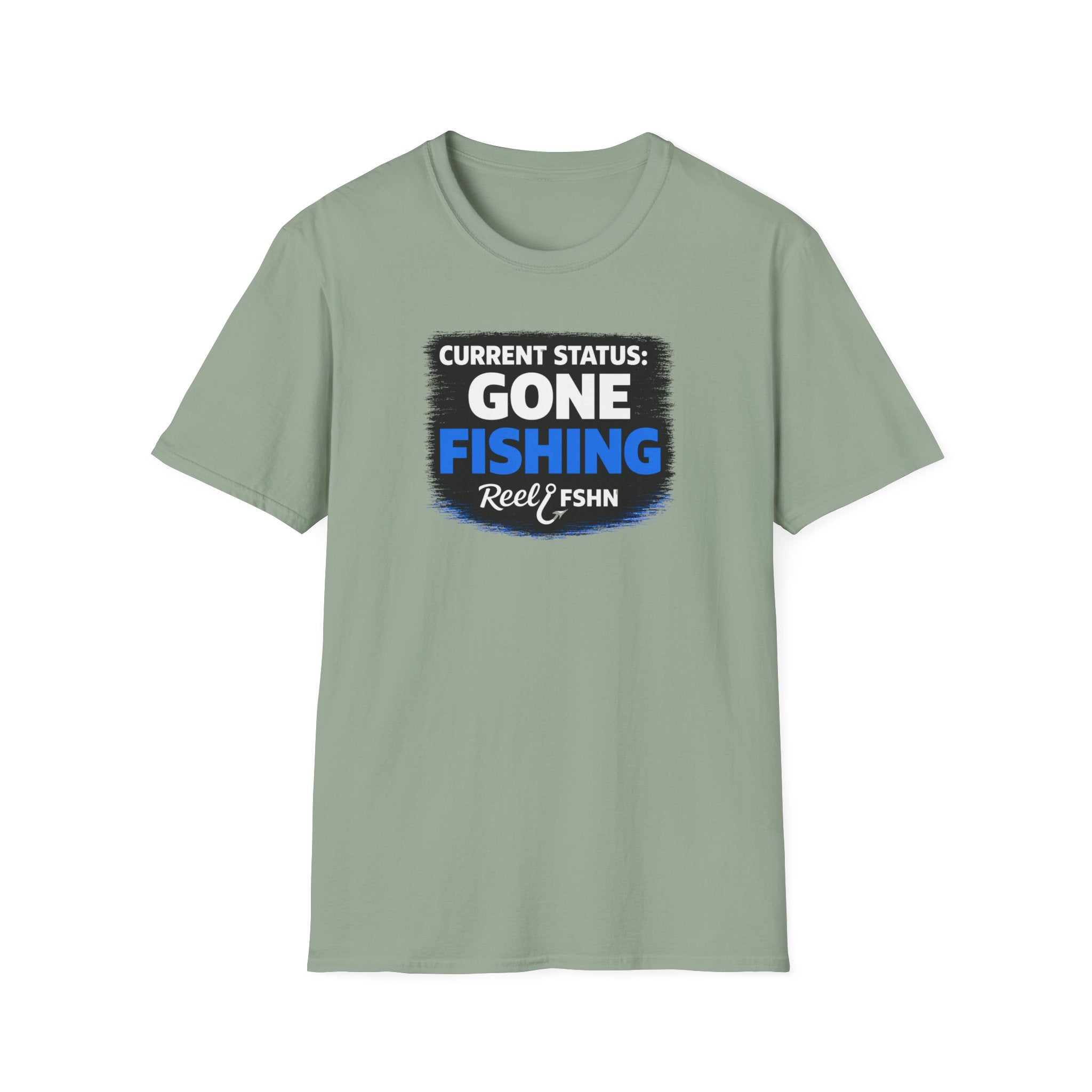 Current Status Gone Fishing T-Shirt