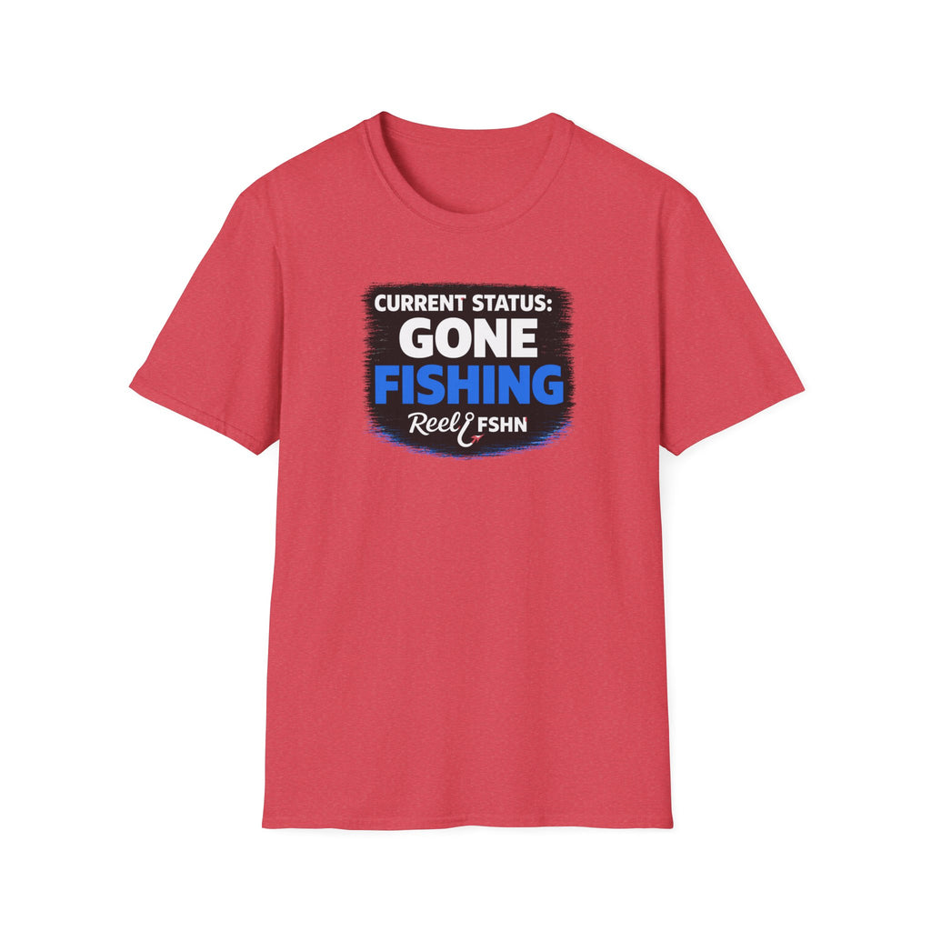 Current Status Gone Fishing T-Shirt
