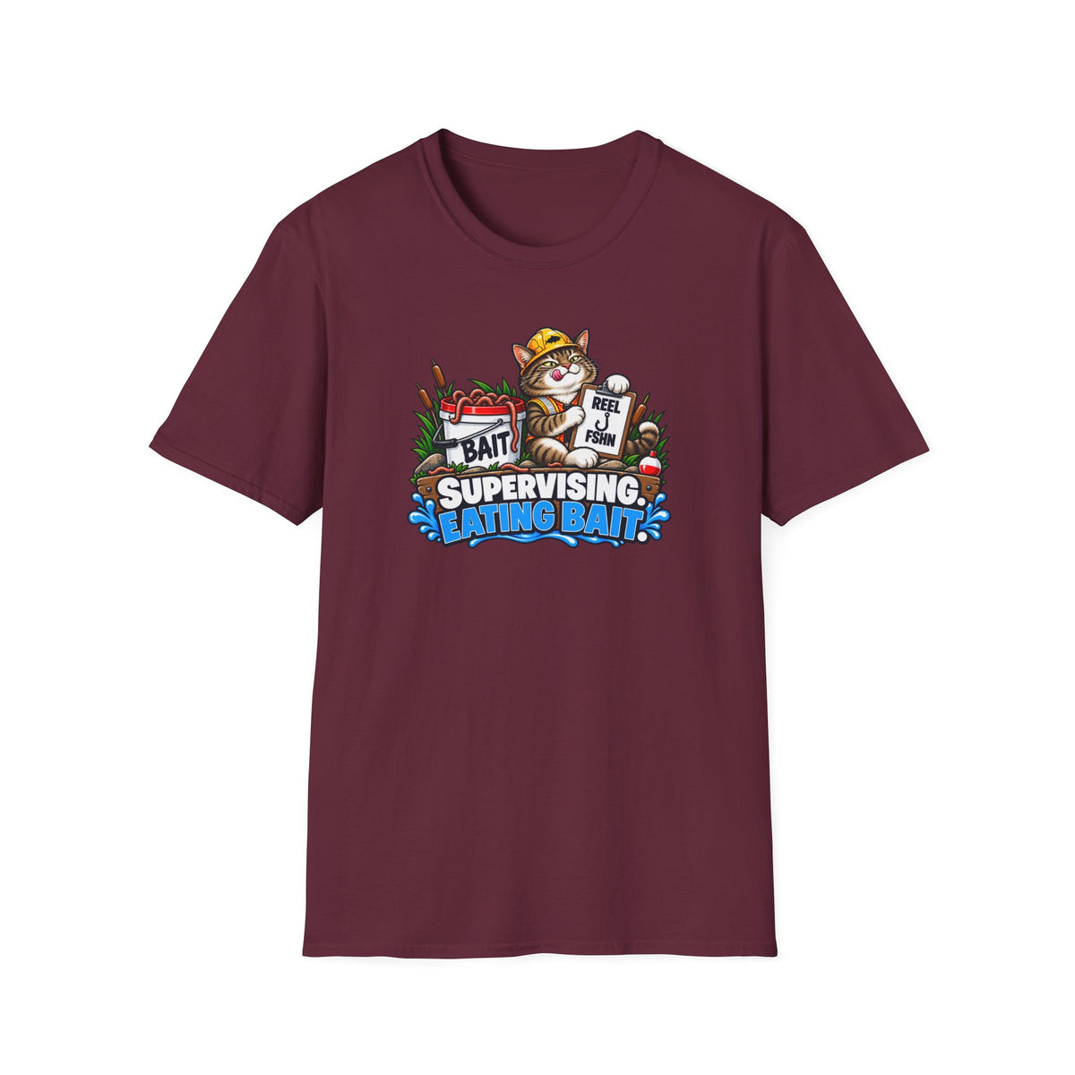 Supervising.  Eating Bait T-Shirt