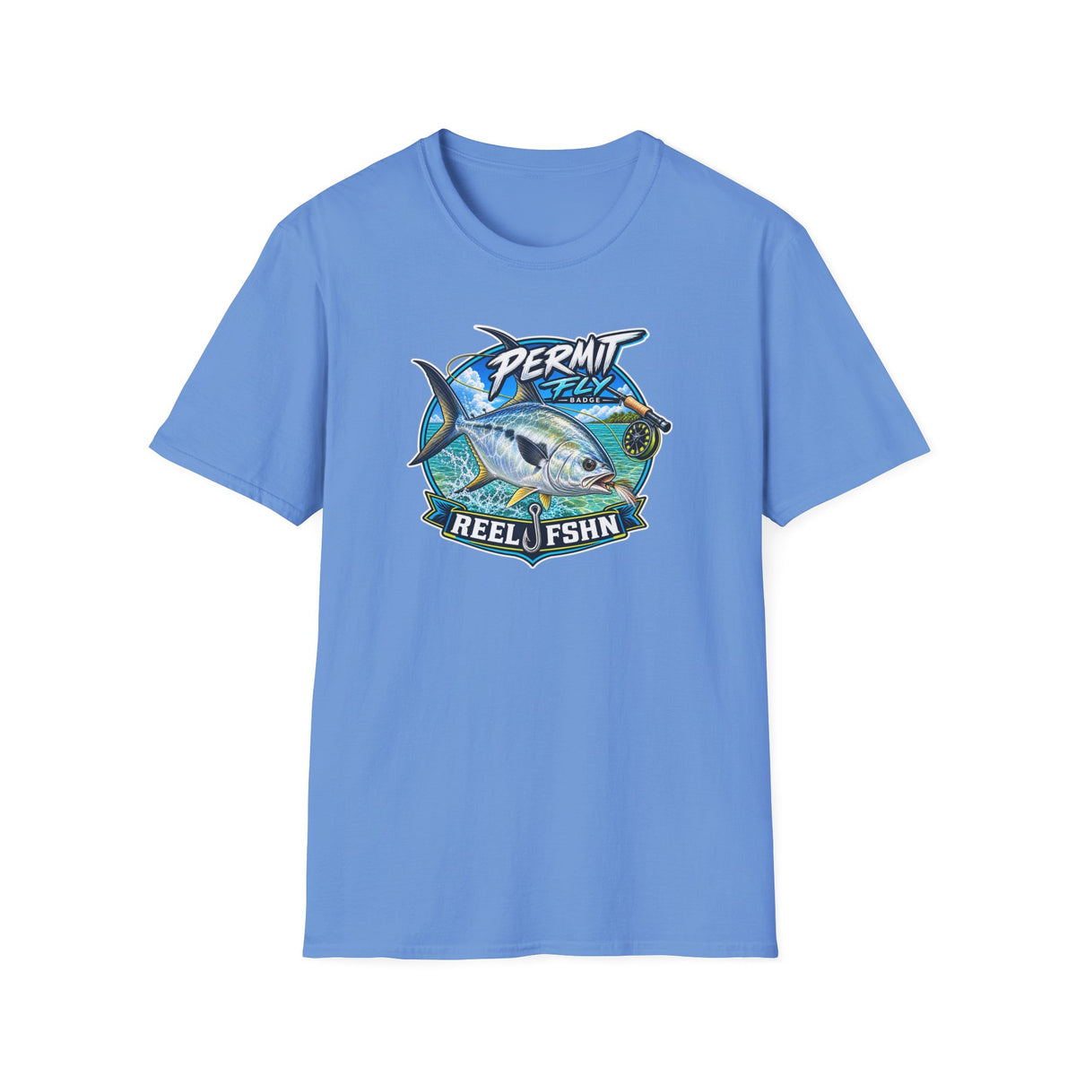 Permit Fly Badge T-Shirt