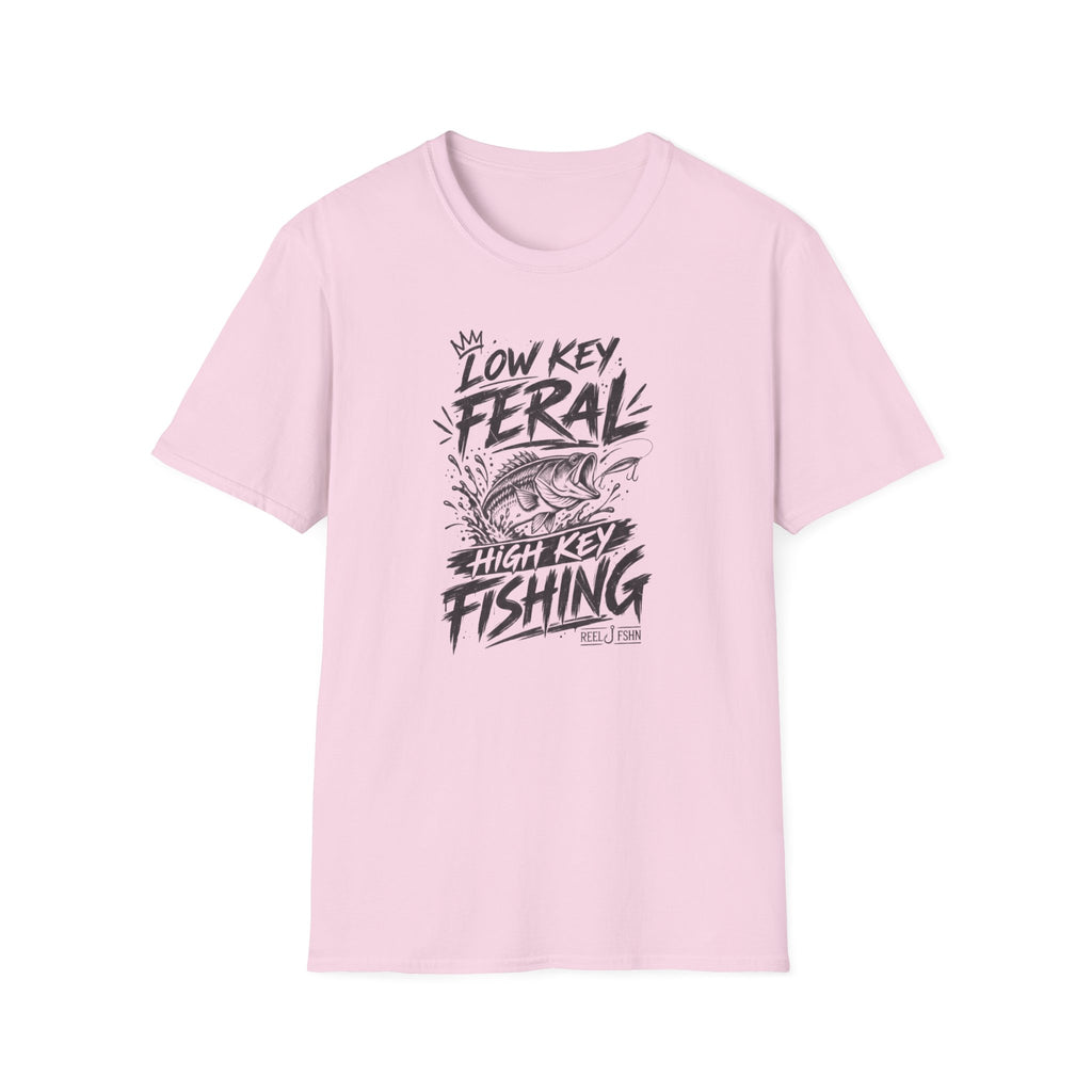 Low Key Feral, High Key Fishing T-Shirt