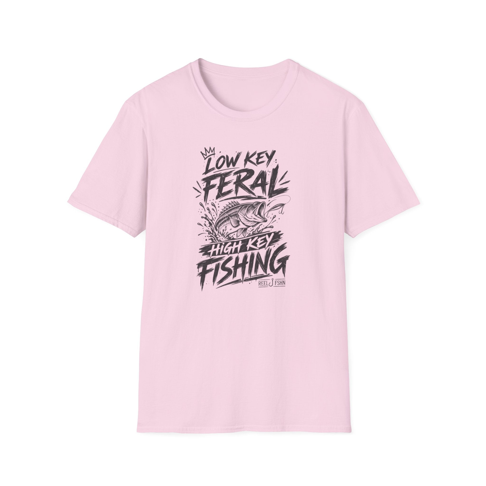 Low Key Feral, High Key Fishing T-Shirt