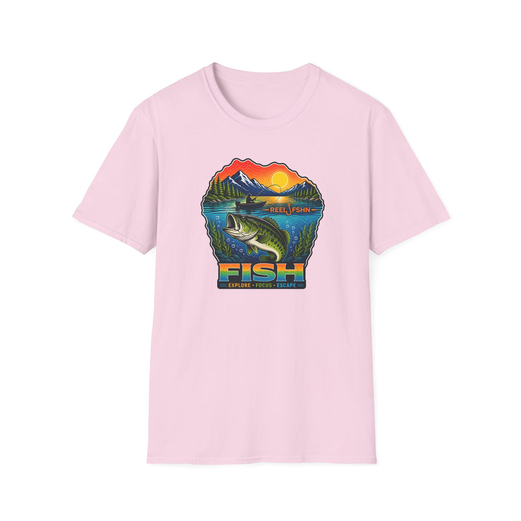 Fish Explore Focus Escape  T-Shirt