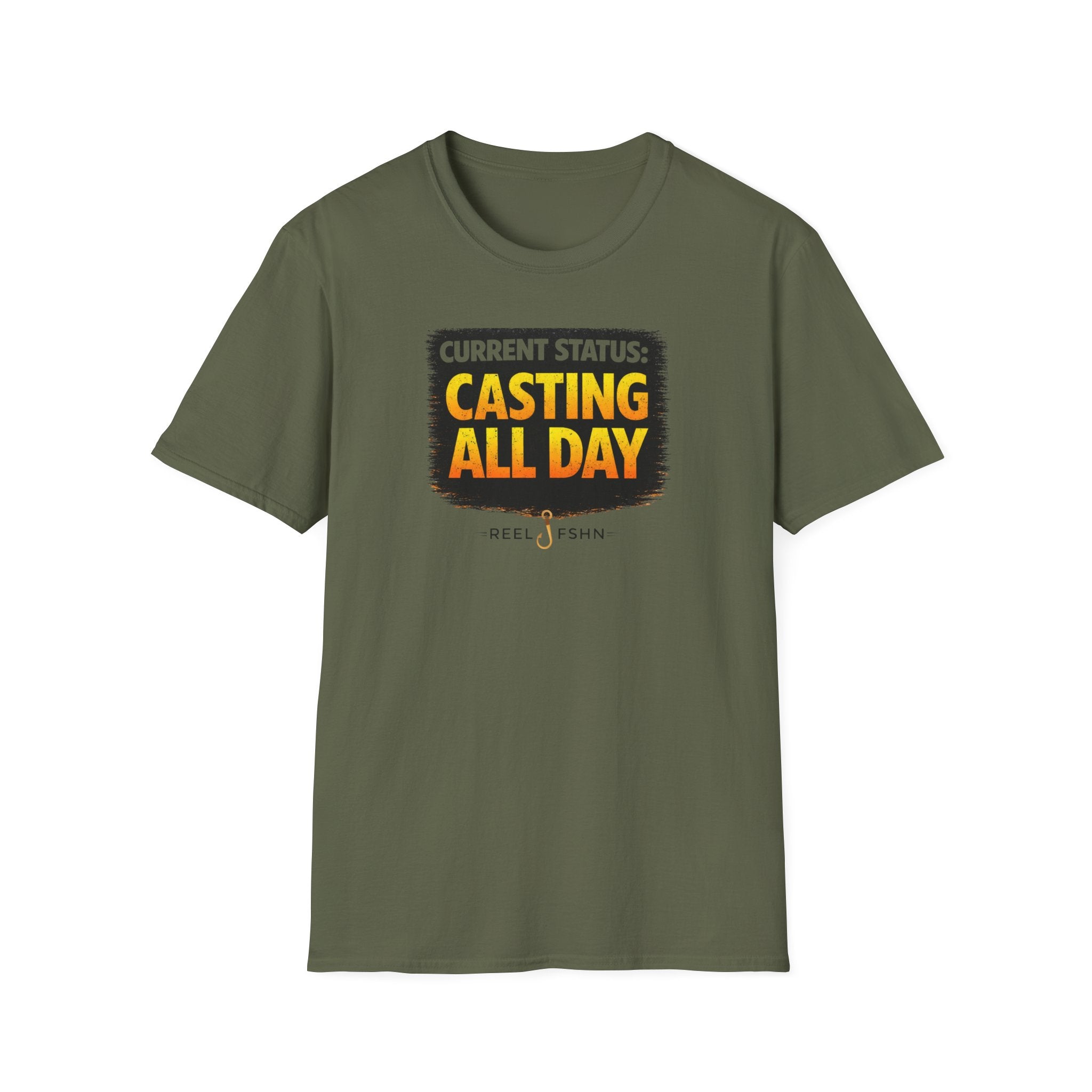 Current Status: Casting All Day T-Shirt
