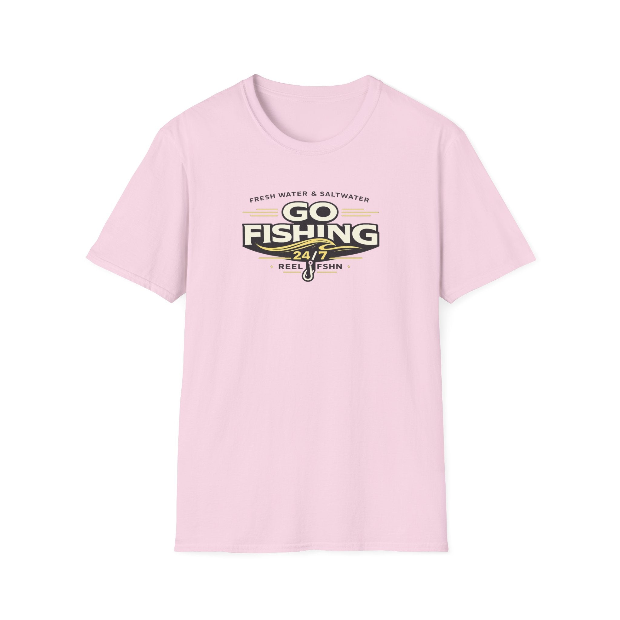 Fresh Water Salt Water Go Fishing T-Shirt