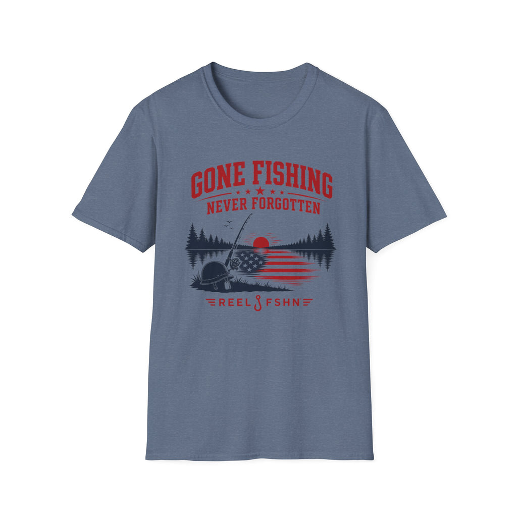 Gone Fishing Never Forgotten T-Shirt