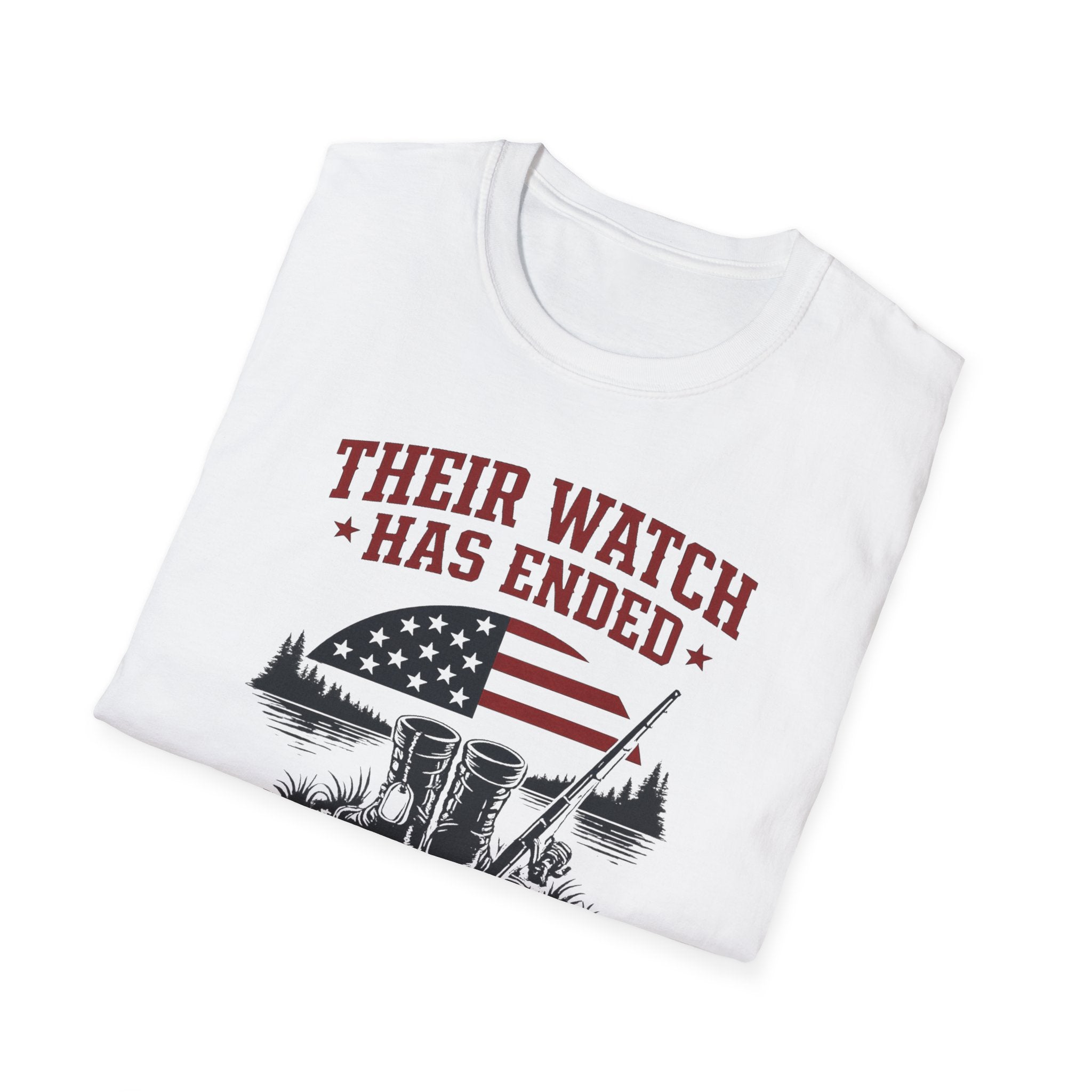 Their Watch Has Ended Our Freedom Continues T-Shirt