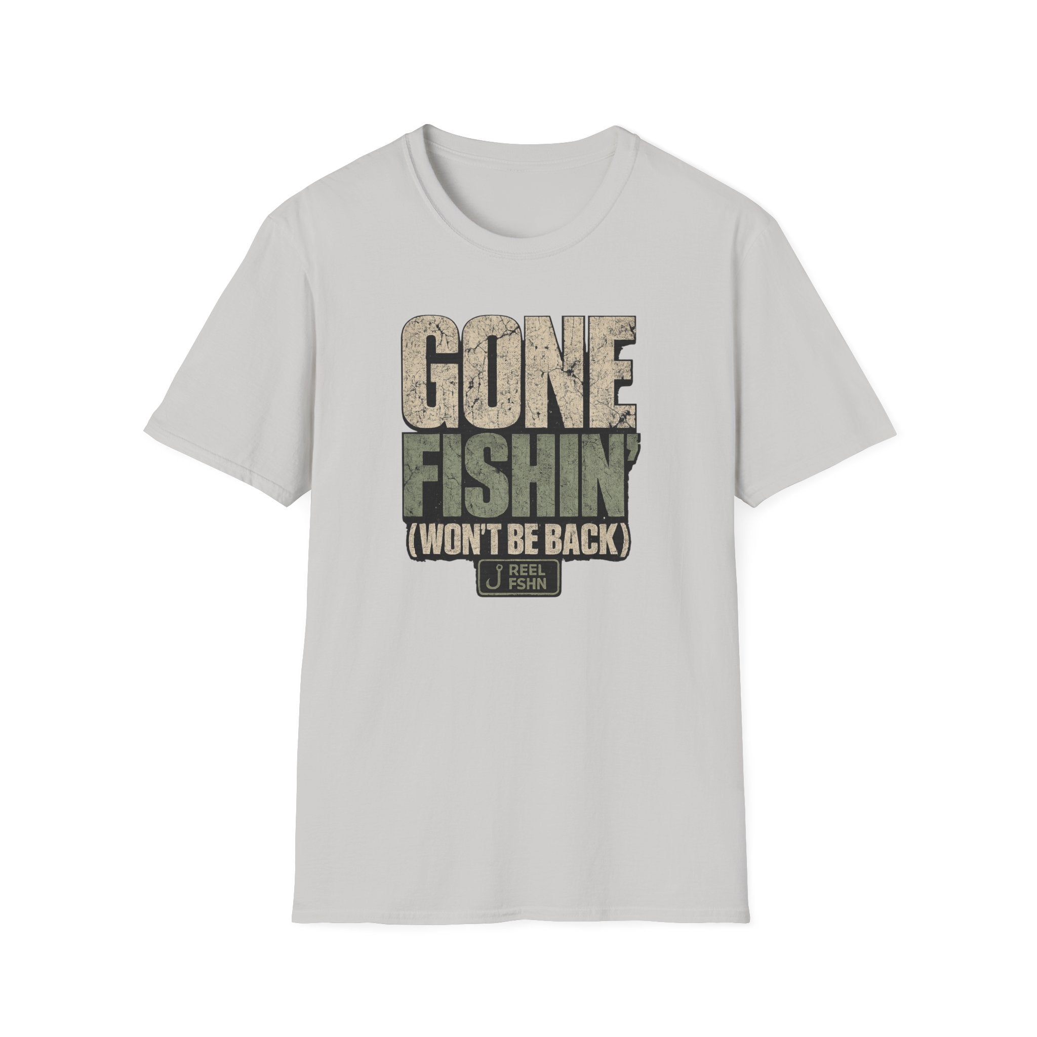 Gone Fishin Won't Be Back T-Shirt
