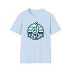 White & Seafoam Hook T-Shirt