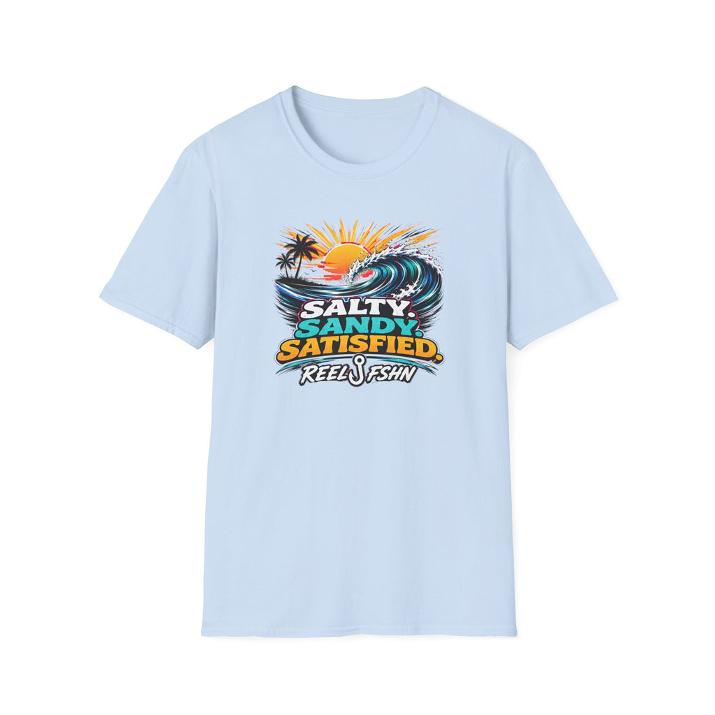 Salty. Sandy. Satisfied. T-Shirt