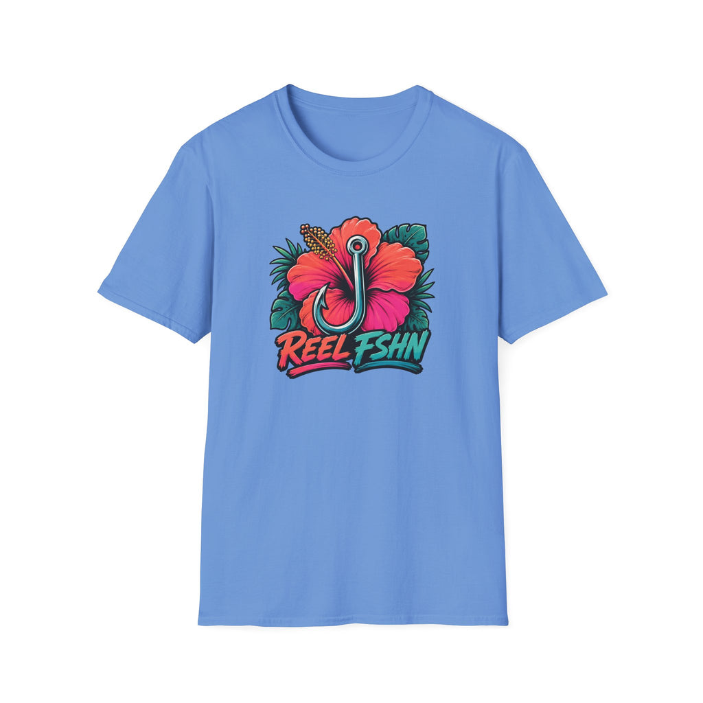 Hibiscus Hook Badge T-Shirt