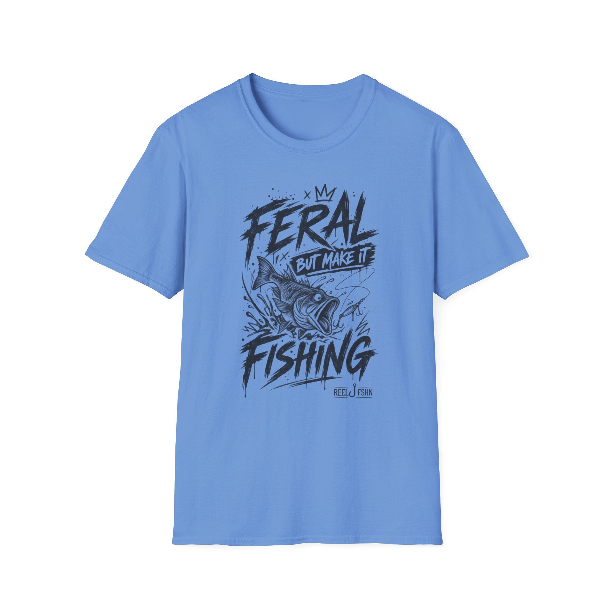 Feral But Make It Fishing T-Shirt