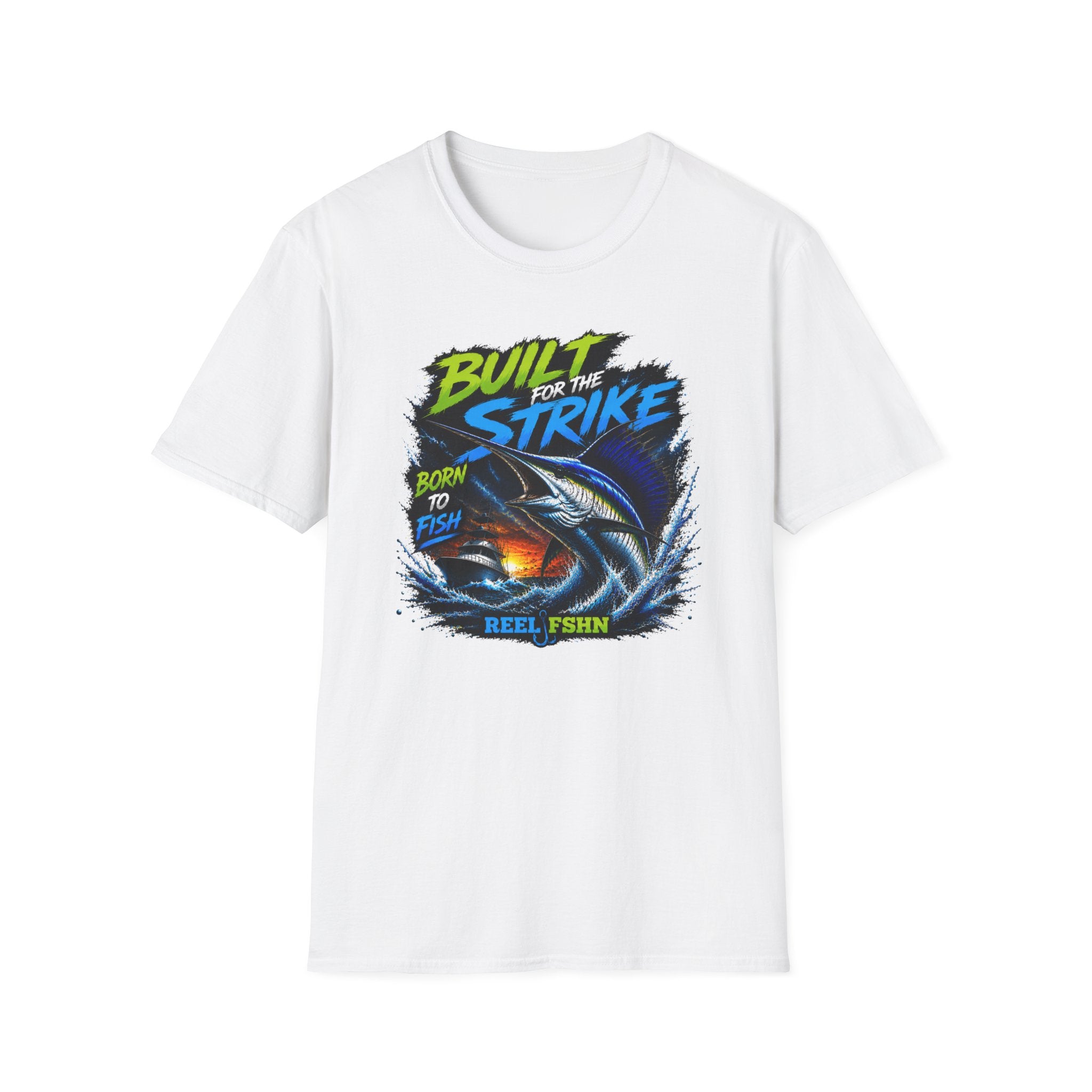 Built For The Strike Born To Fish T-Shirt