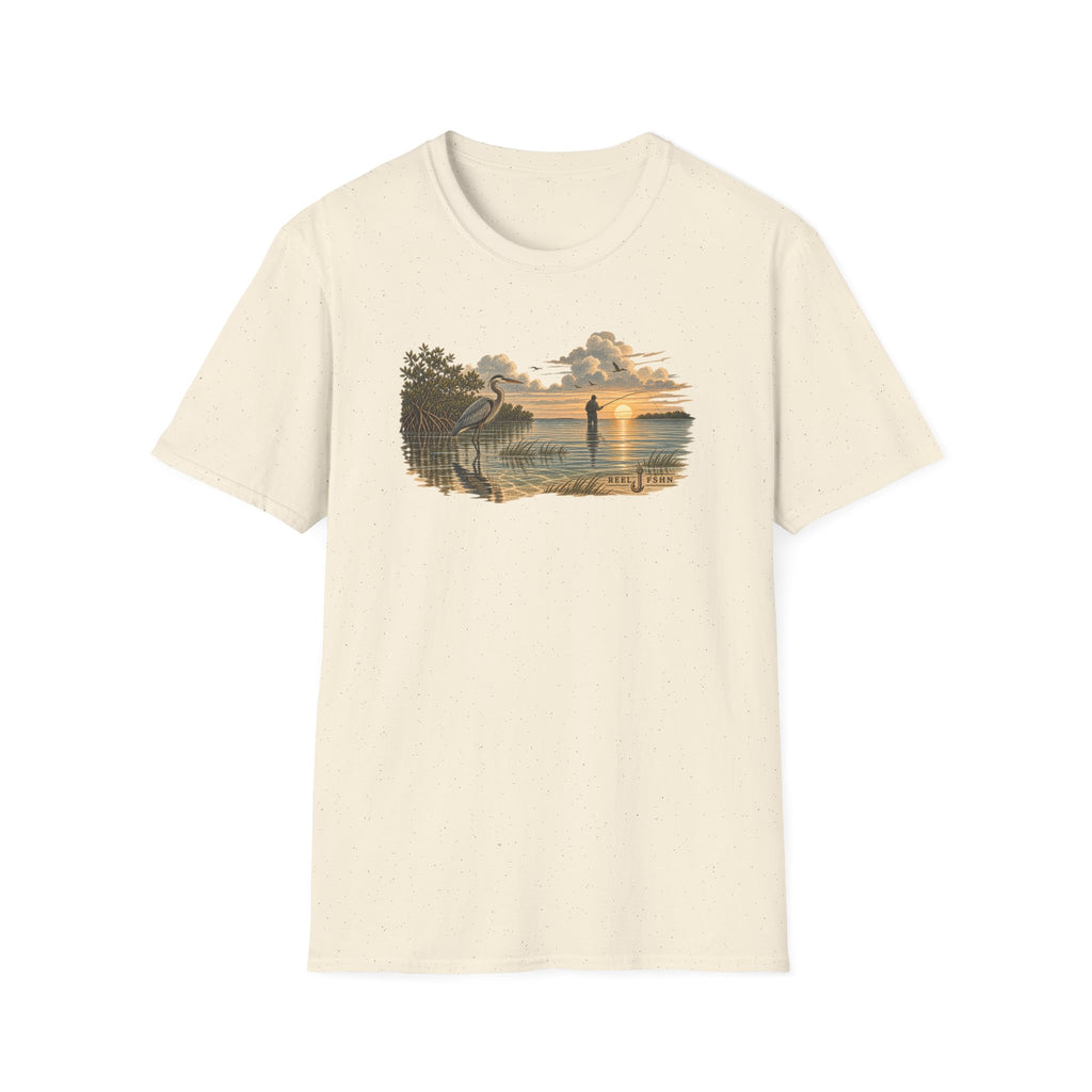 Crane & Fisherman T-Shirt