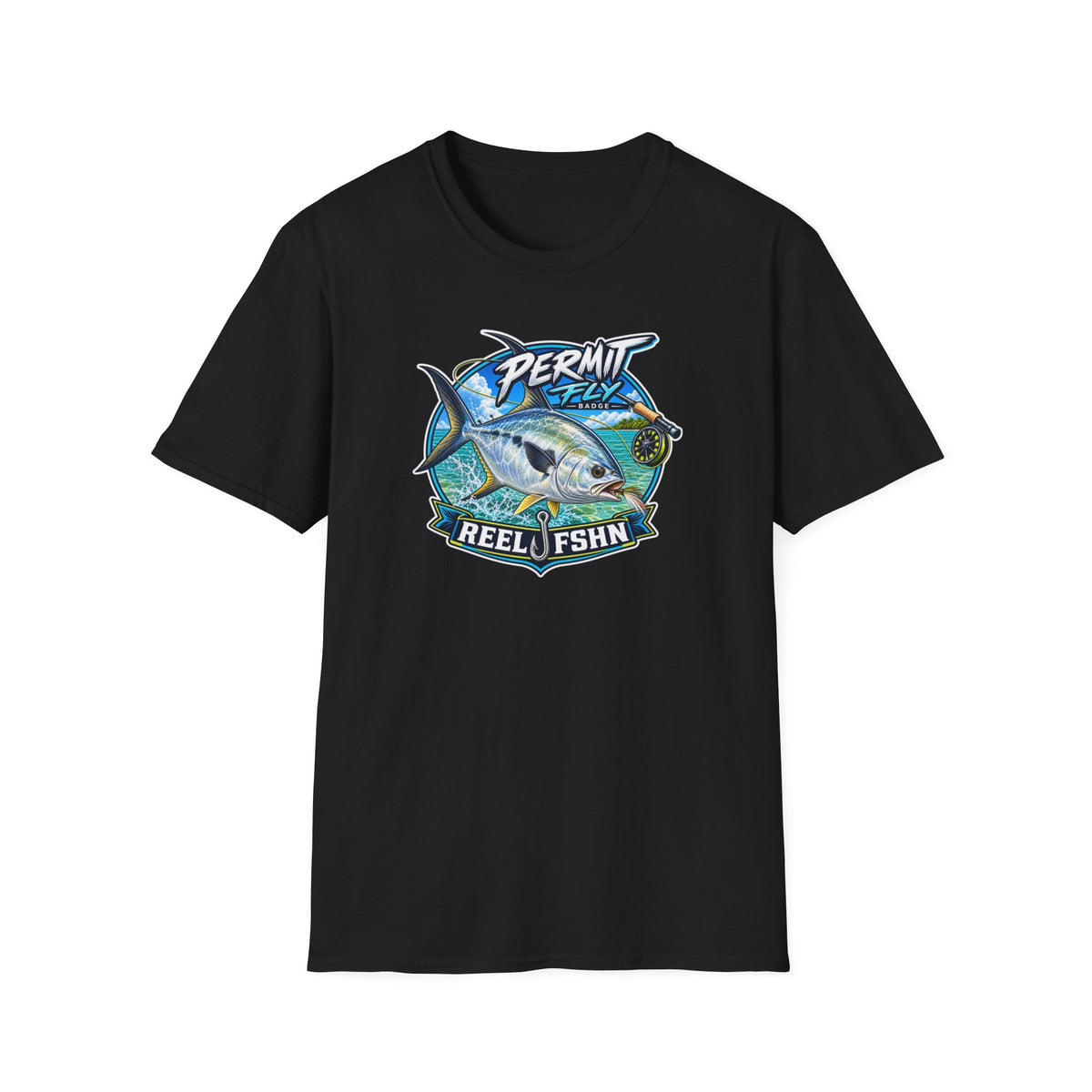 Permit Fly Badge T-Shirt