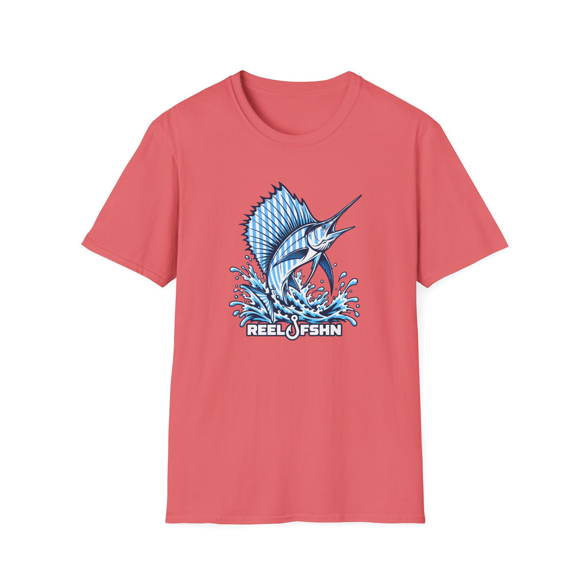 Blue & White Marlin T-Shirt