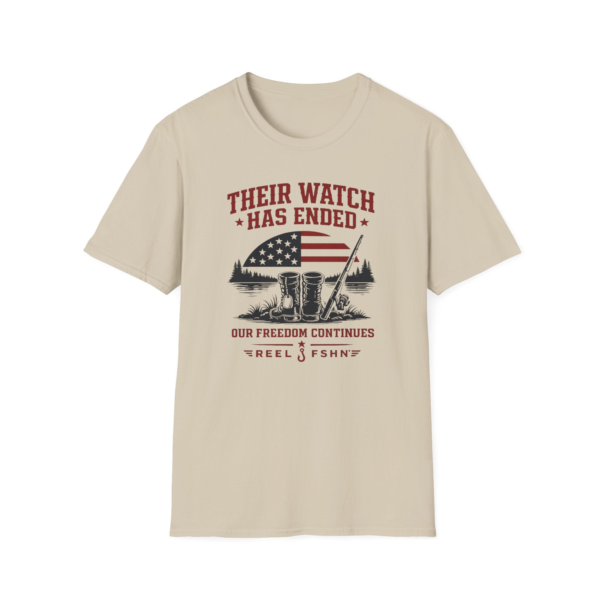 Their Watch Has Ended Our Freedom Continues T-Shirt