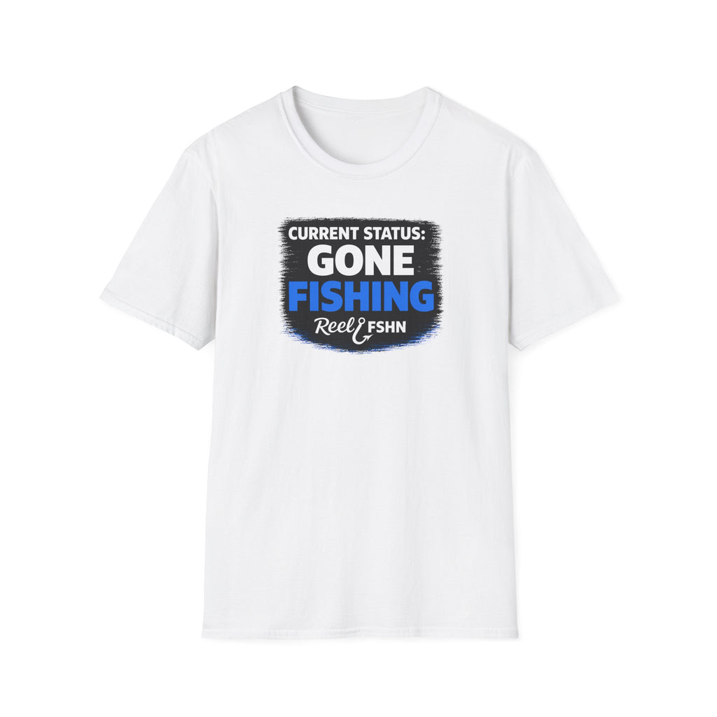 Current Status Gone Fishing T-Shirt