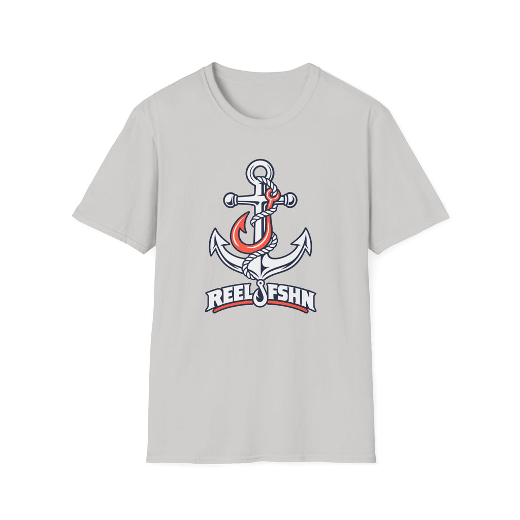 Coral & White Anchor T-Shirt