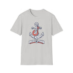 Coral & White Anchor T-Shirt