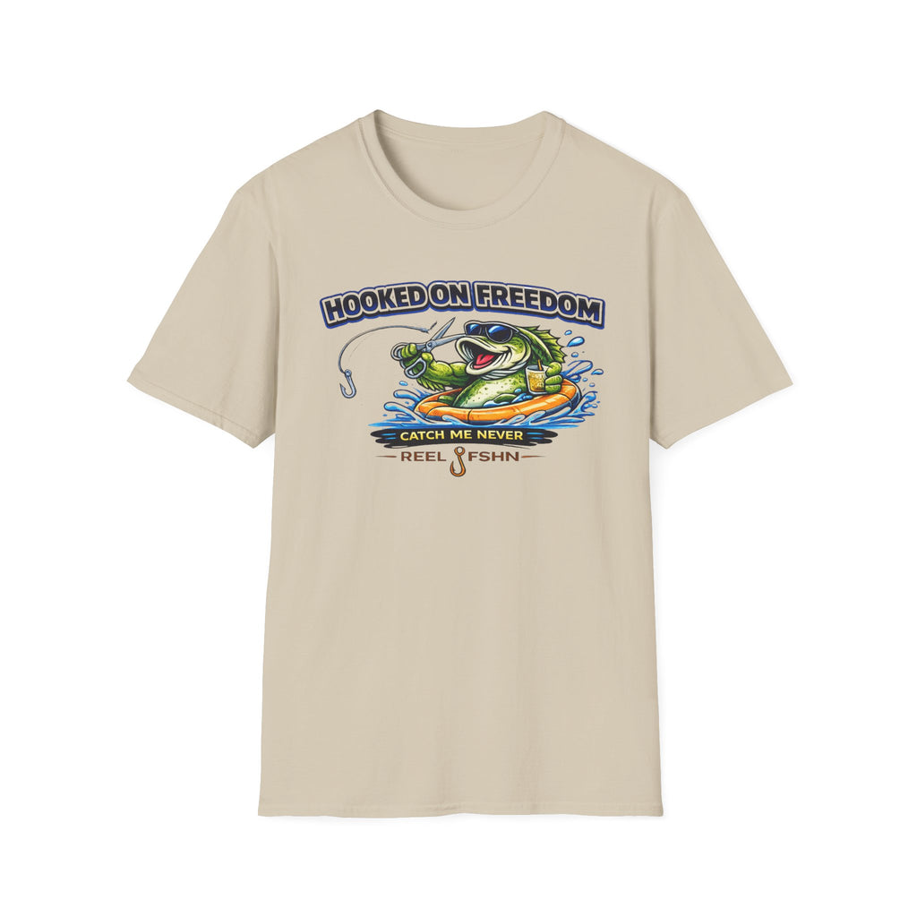 Hooked On Freedom Catch Me Never T-Shirt