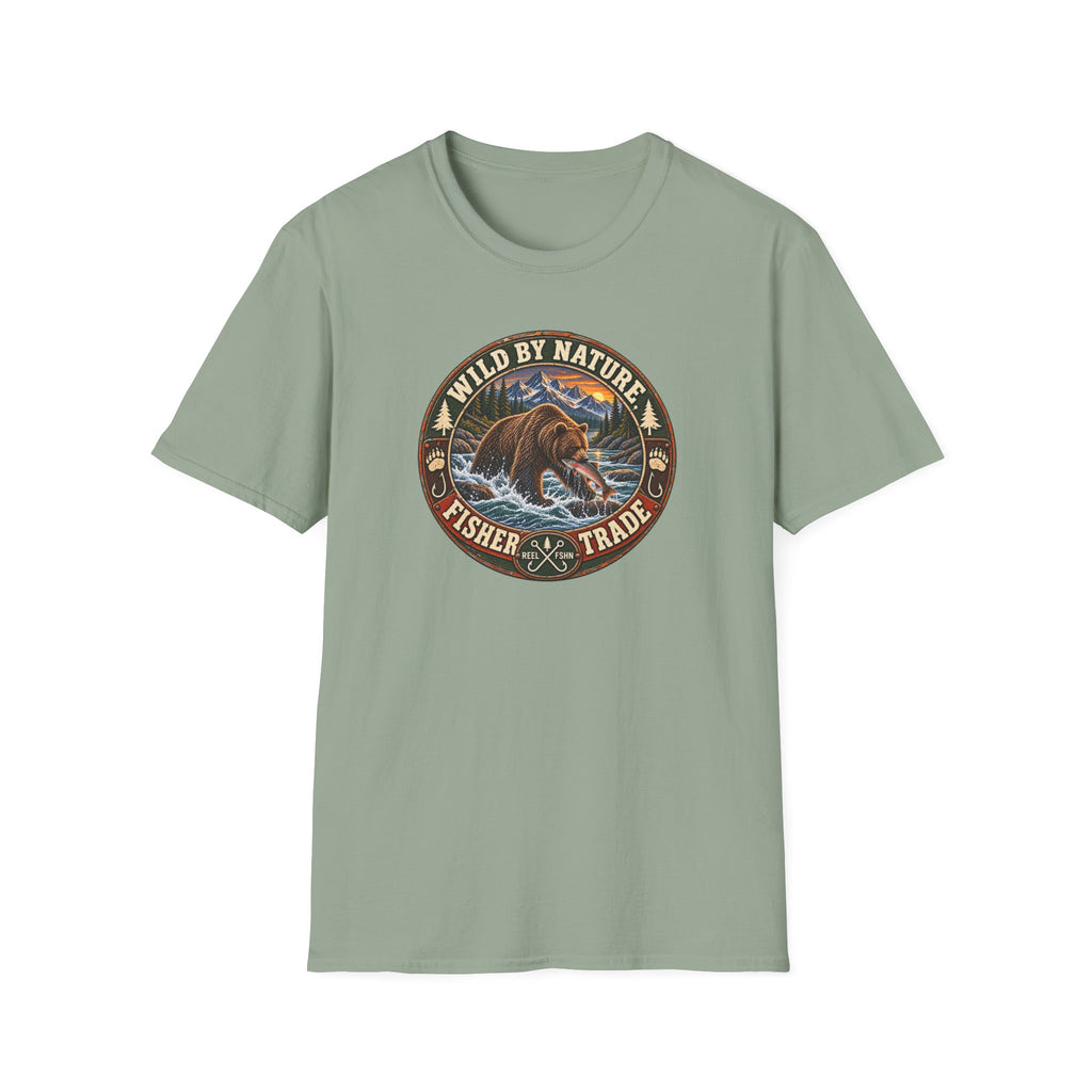 Wild By Nature. Fisher Trade. T-Shirt