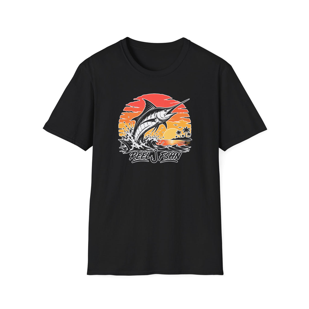 Sunset Marlin Run T-Shirt
