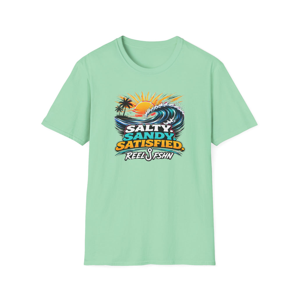 Salty. Sandy. Satisfied. T-Shirt