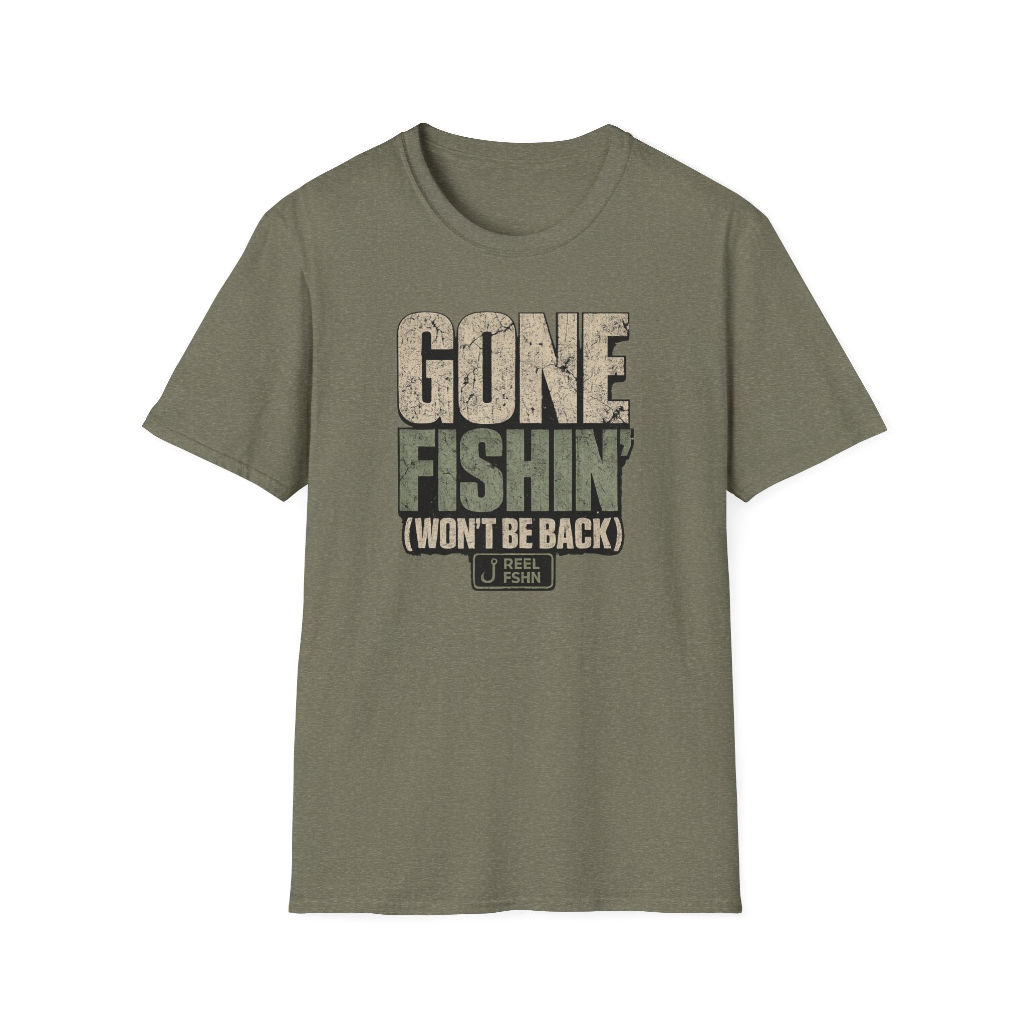 Gone Fishin Won't Be Back T-Shirt